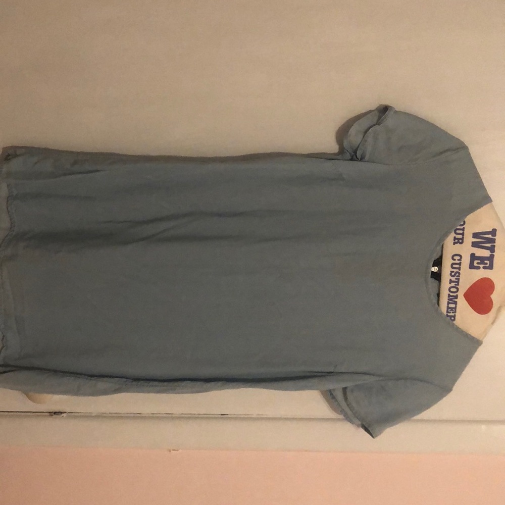 Faux jean dress